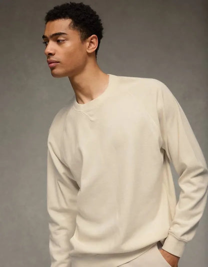 AE Boxy Long-Sleeve Pique T-Shirt