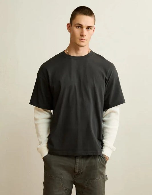 AE Boxy Fit Layered T-Shirt