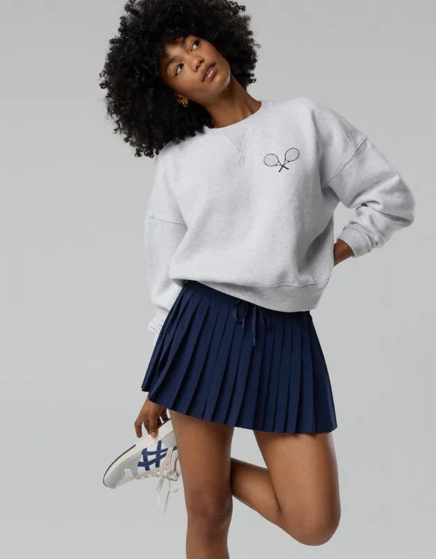OFFLINE By Aerie x USTA Foundation Cloud Fleece Crewneck Sweatshirt