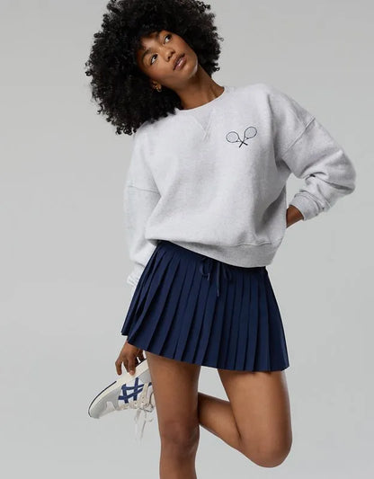 OFFLINE By Aerie x USTA Foundation Cloud Fleece Crewneck Sweatshirt