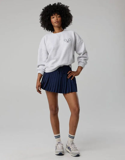 OFFLINE By Aerie x USTA Foundation Cloud Fleece Crewneck Sweatshirt