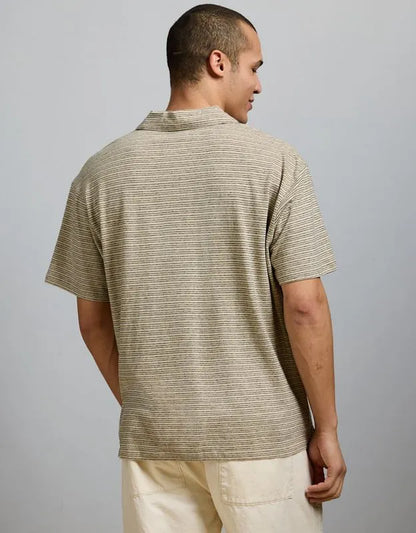 AE77 Premium Linen-Blend Polo Shirt