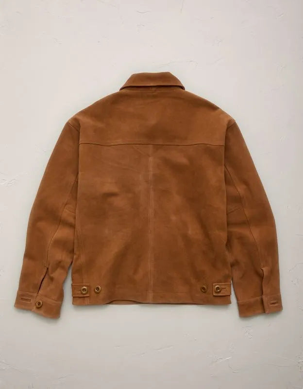 AE77 Suede Trucker Jacket
