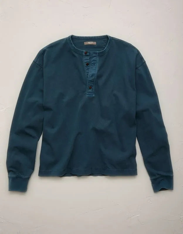 AE77 Long-Sleeve Surplus Henley Shirt