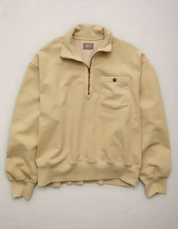 AE77 Quarter-Zip Fleece Sweatshirt