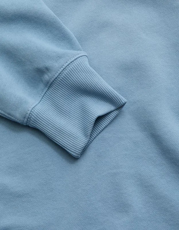 AE77 Long-Sleeve Terry Fleece Polo Shirt