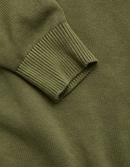 AE77 Garment-Washed Raglan Sweater