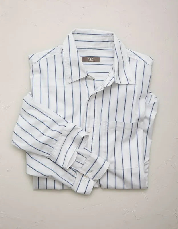 AE77 Poplin Button-Up Shirt