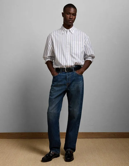AE77 Poplin Button-Up Shirt