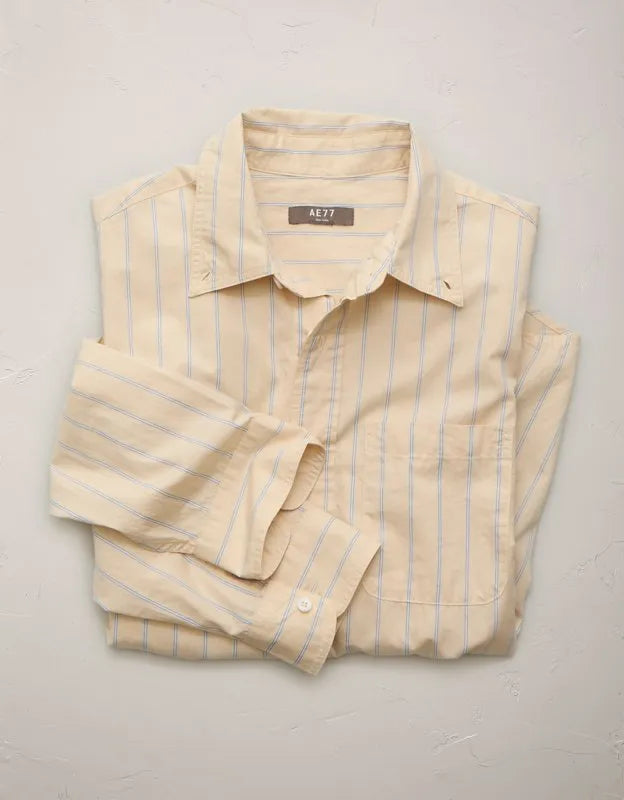 AE77 Poplin Button-Up Shirt