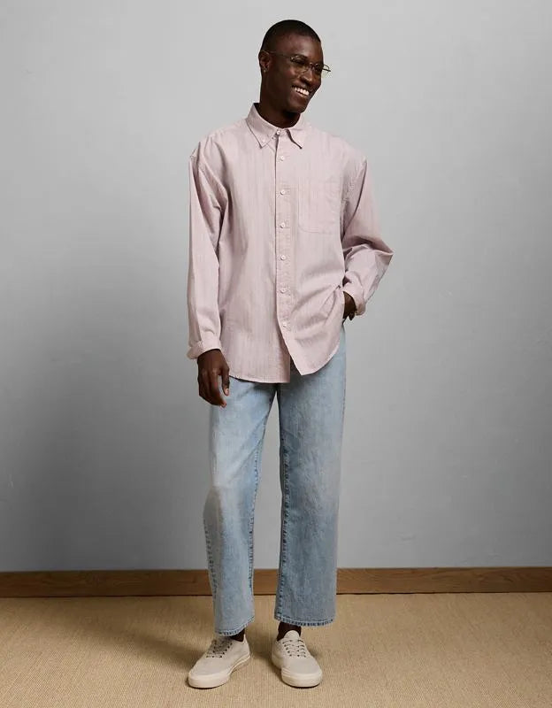 AE77 Poplin Button-Up Shirt