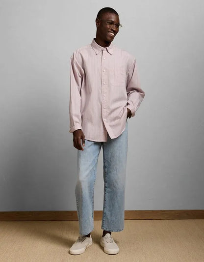 AE77 Poplin Button-Up Shirt