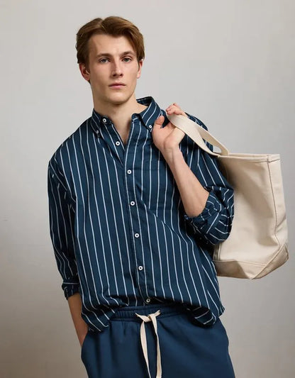 AE77 Poplin Button-Up Shirt