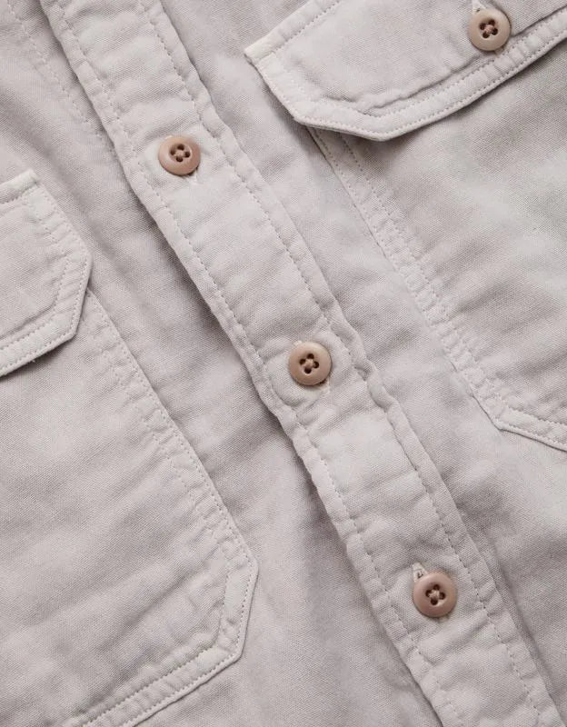 AE77 Cotton Gauze Utility Shirt