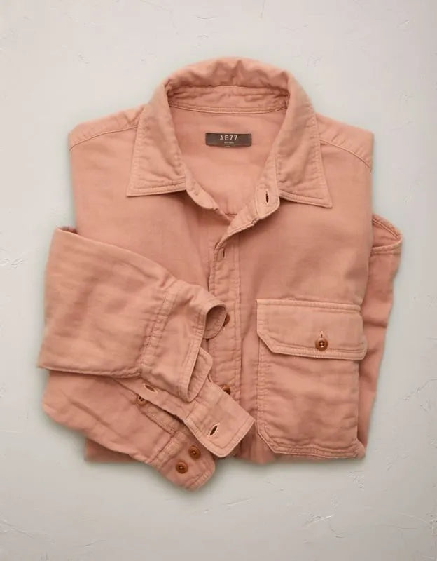 AE77 Cotton Gauze Utility Shirt