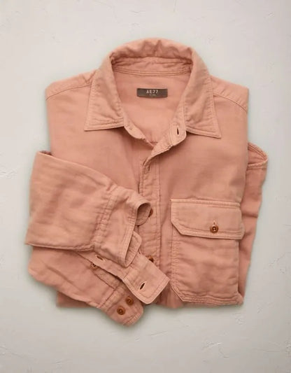 AE77 Cotton Gauze Utility Shirt