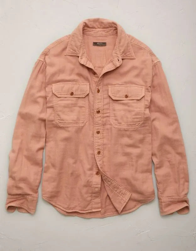 AE77 Cotton Gauze Utility Shirt