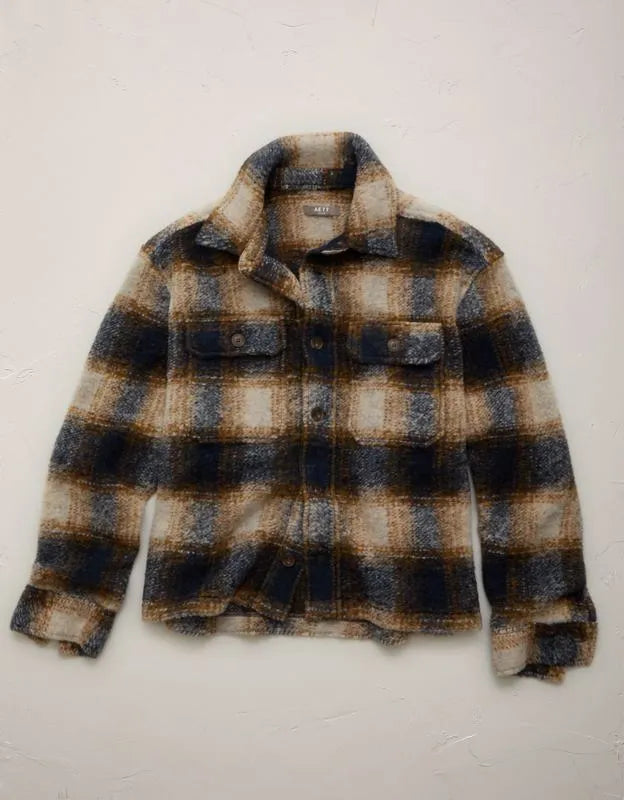 AE77 Wool Shacket