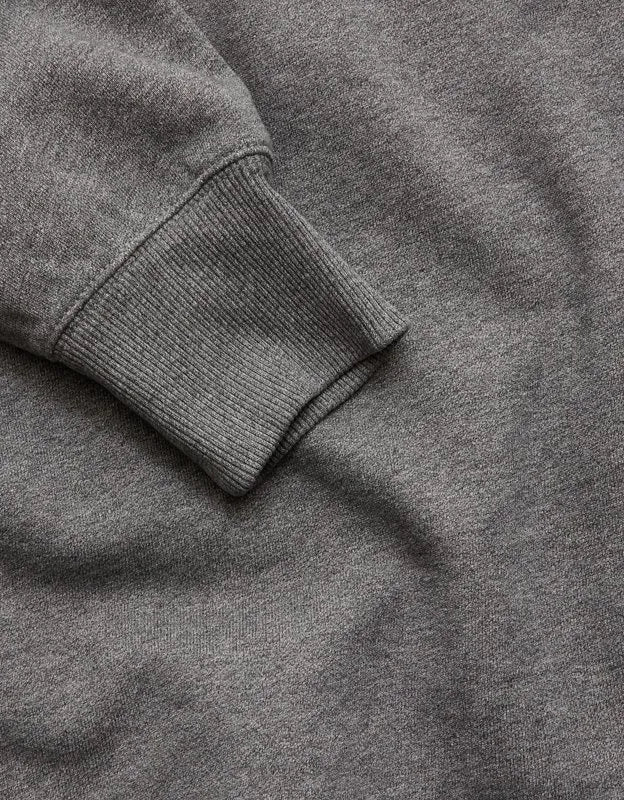 AE77 Garment-Washed Long-Sleeve Utility Polo Shirt