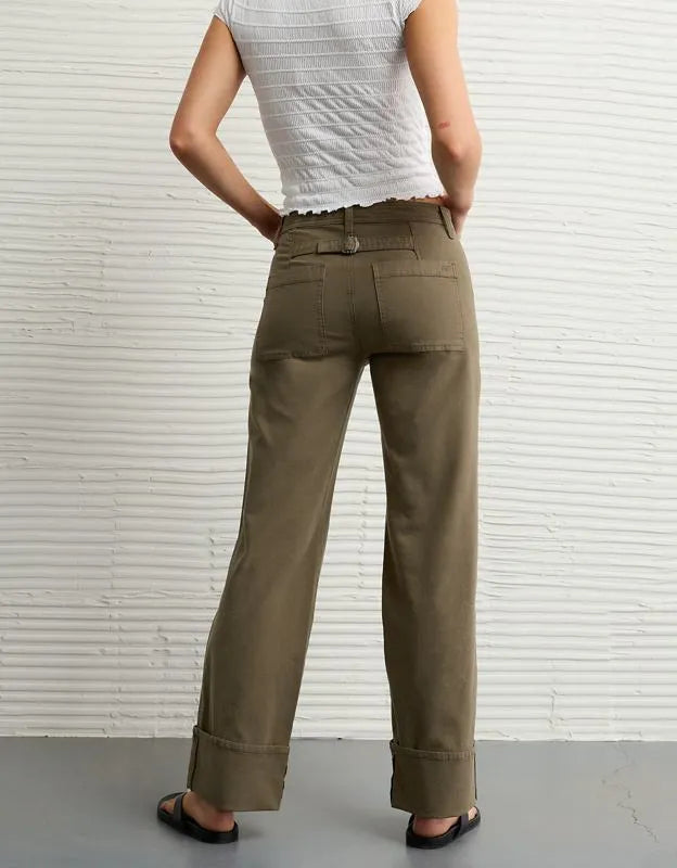AE Stretch High-Waisted Utility Stovepipe Pant