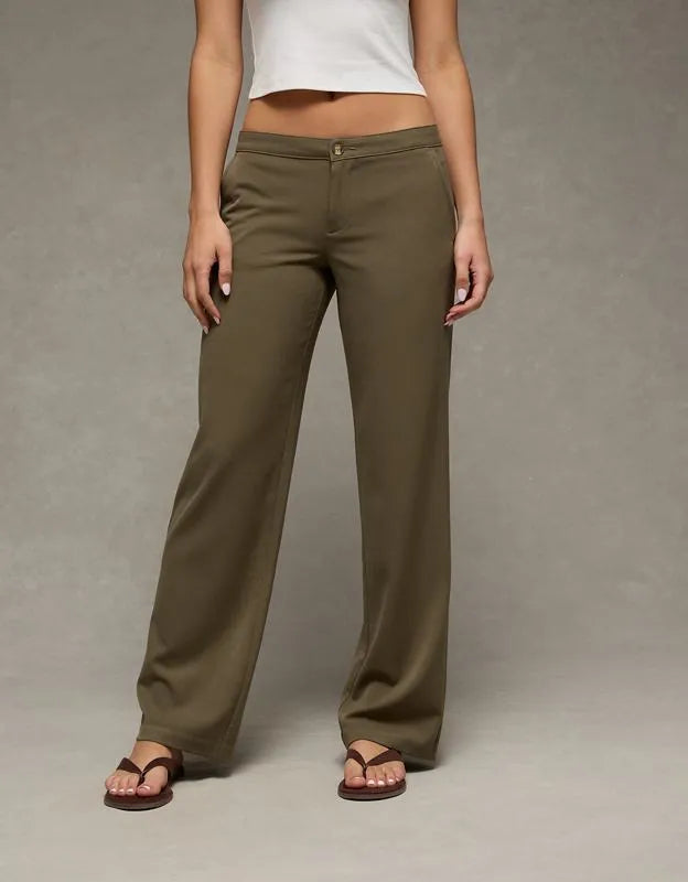 AE Low-Rise Straight Trouser