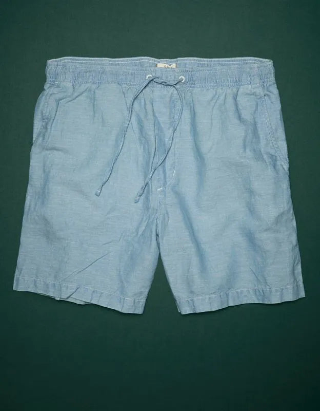 AE77 Premium Chambray Pull-On Short