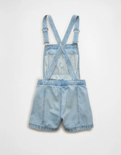 AE Stretch Tie-Waist Overall Short
