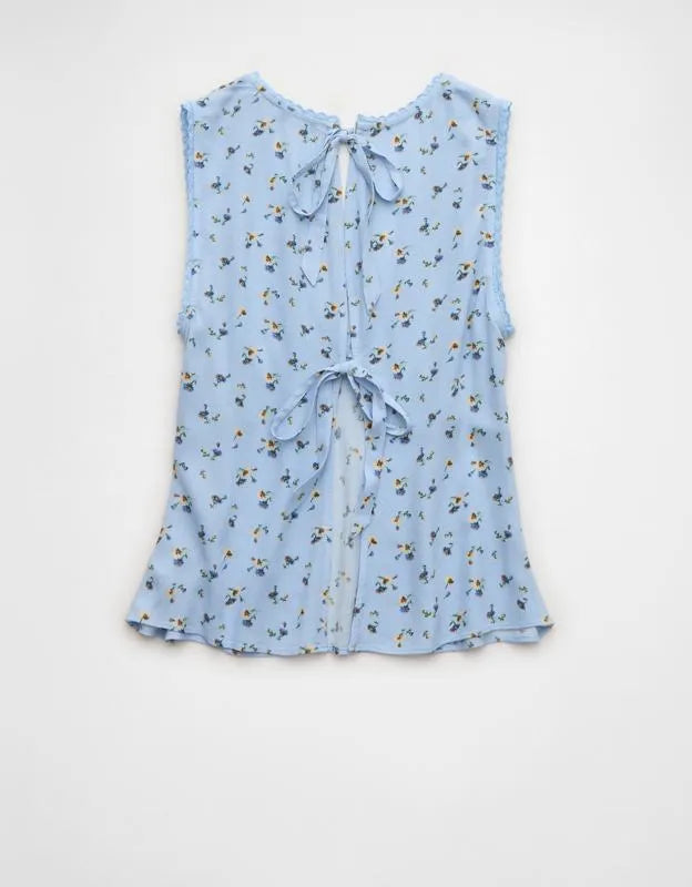 AE V-Neck Tie Back Top