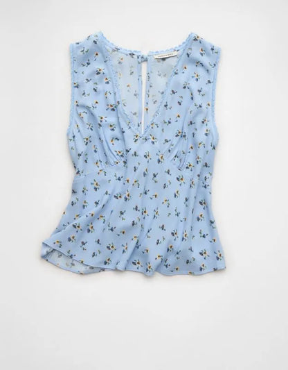 AE V-Neck Tie Back Top