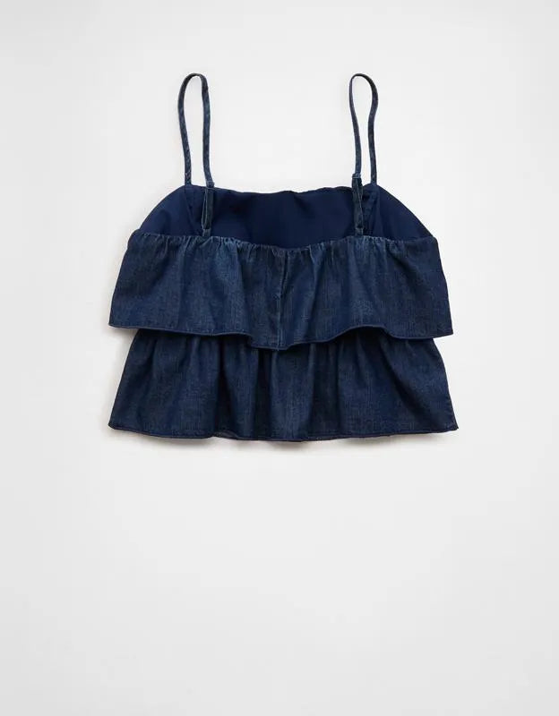 AE Tiered Pintuck Cami Top