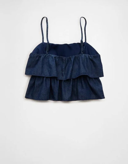 AE Tiered Pintuck Cami Top