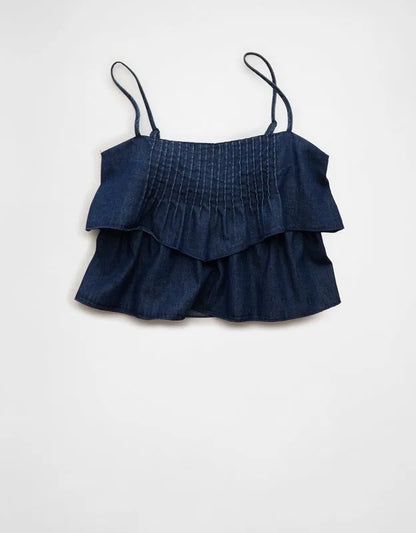 AE Tiered Pintuck Cami Top