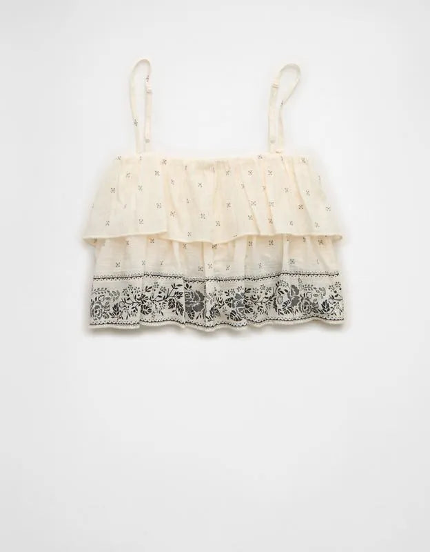 AE Tiered Pintuck Cami Top