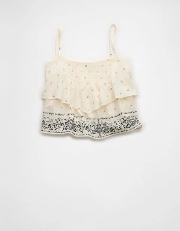 AE Tiered Pintuck Cami Top