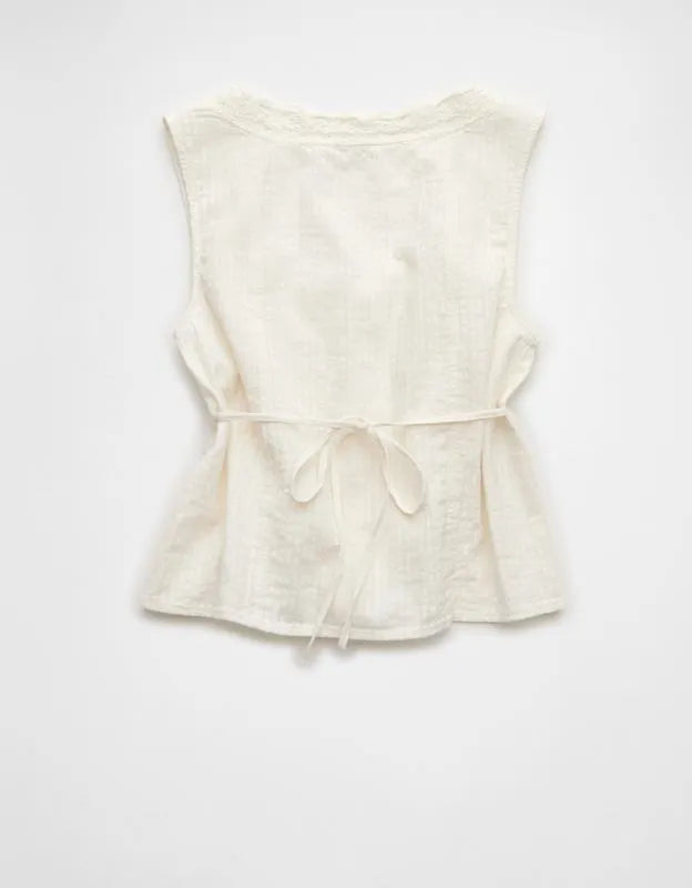 AE Scoop Neck Lace Blouse