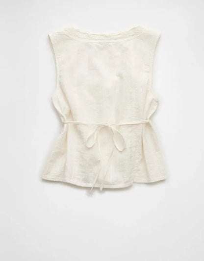 AE Scoop Neck Lace Blouse