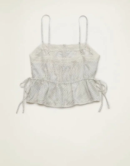 AE Tie-Waist Button-Up Cami