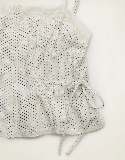 AE Tie-Waist Button-Up Cami