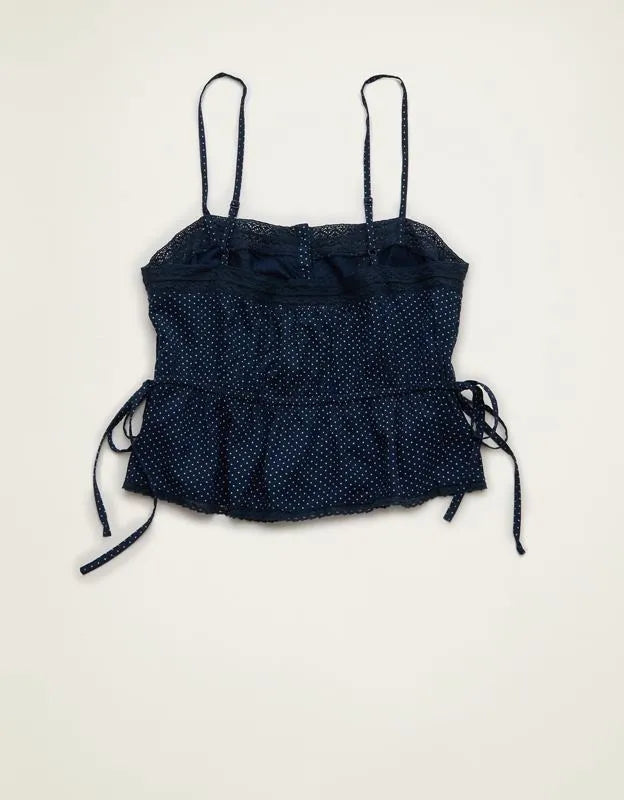 AE Tie-Waist Button-Up Cami