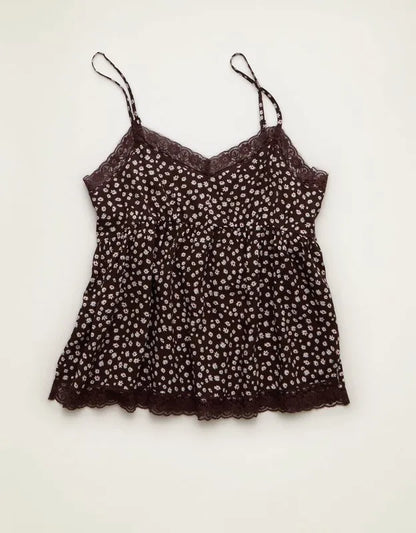 AE Lace-Trim Ditsy Cami