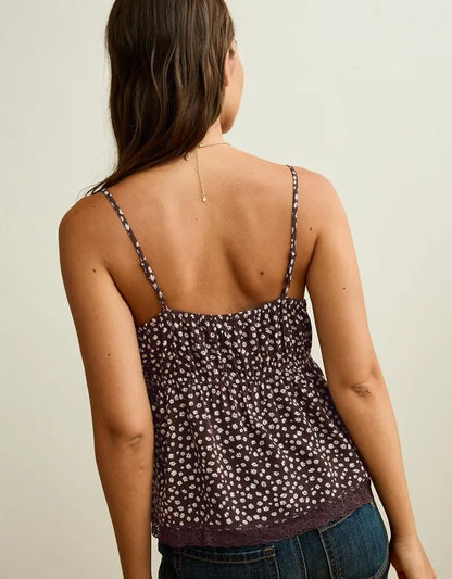 AE Lace-Trim Ditsy Cami
