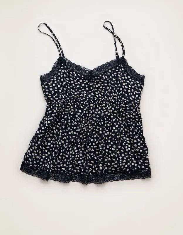 AE Lace-Trim Ditsy Cami