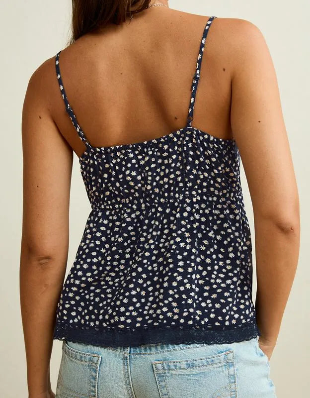 AE Lace-Trim Ditsy Cami
