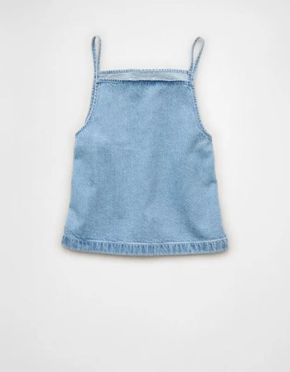 AE Embroidered Denim Cami