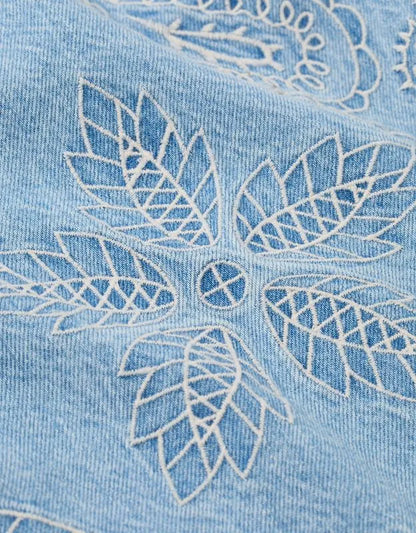 AE Embroidered Denim Cami