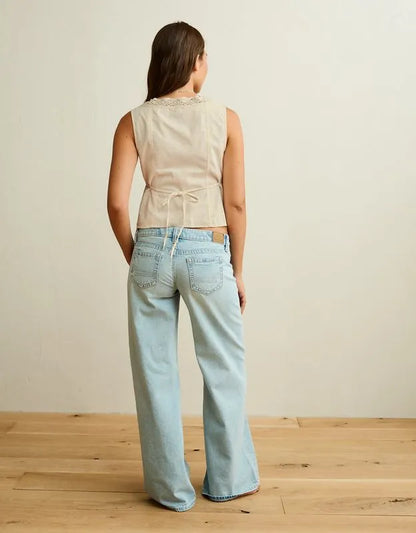 AE Lace-Trim Scoop Neck Tank