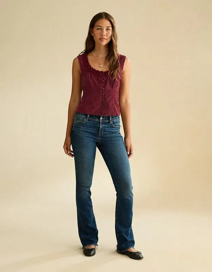 AE Lace-Trim Scoop Neck Tank
