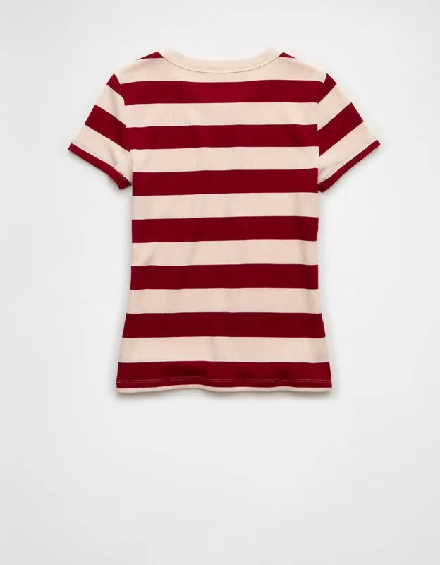 AE Waffle Hey Baby Tee