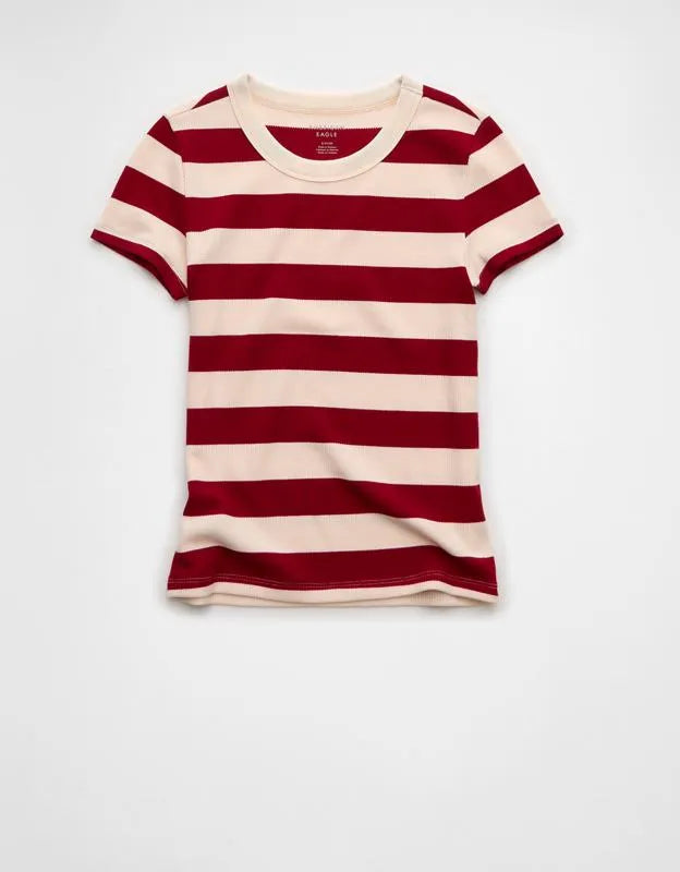 AE Waffle Hey Baby Tee