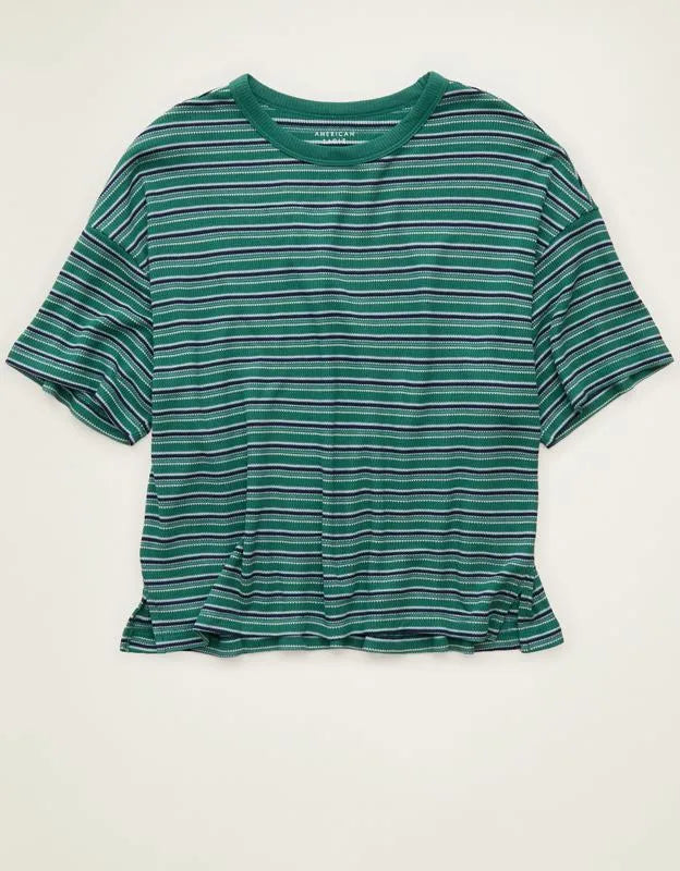 AE Soft & Sexy Waffle Crew Neck Tee